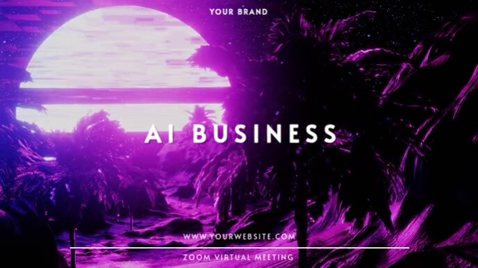 ZOOM VIRTUAL BACKGROUND | AI BACKGROUND Presentasi (16:9) template